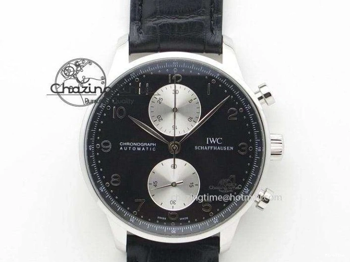 MIROTIME 0419 Portuguese Tourbillon Power Reserve Moonphase SS Black Dial On Black Leather Strap TechFriendly 7321